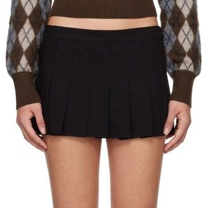 Guizio black mini skirt XS